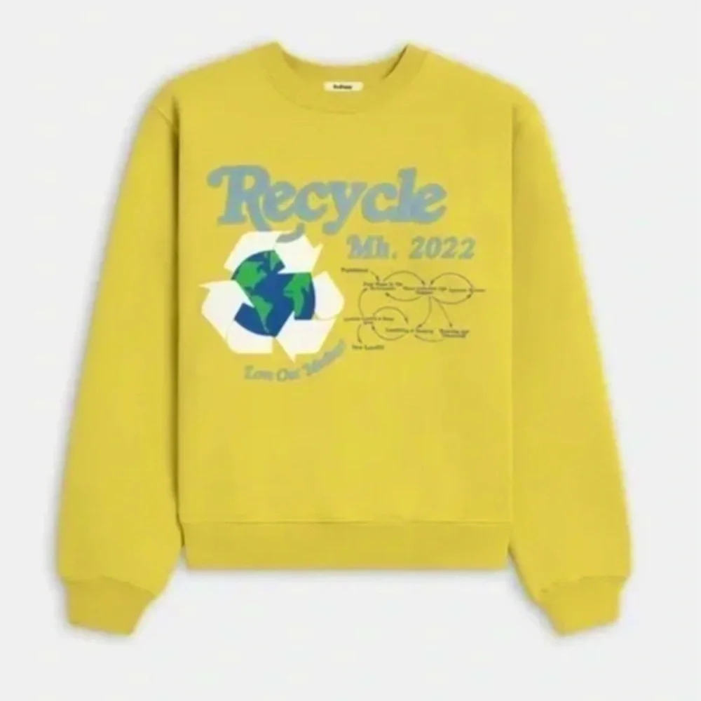 MADHAPPY LIMITED EDITION EARTH DAY RECYCLE ORGANIC FLEECE SWEATSHIRT